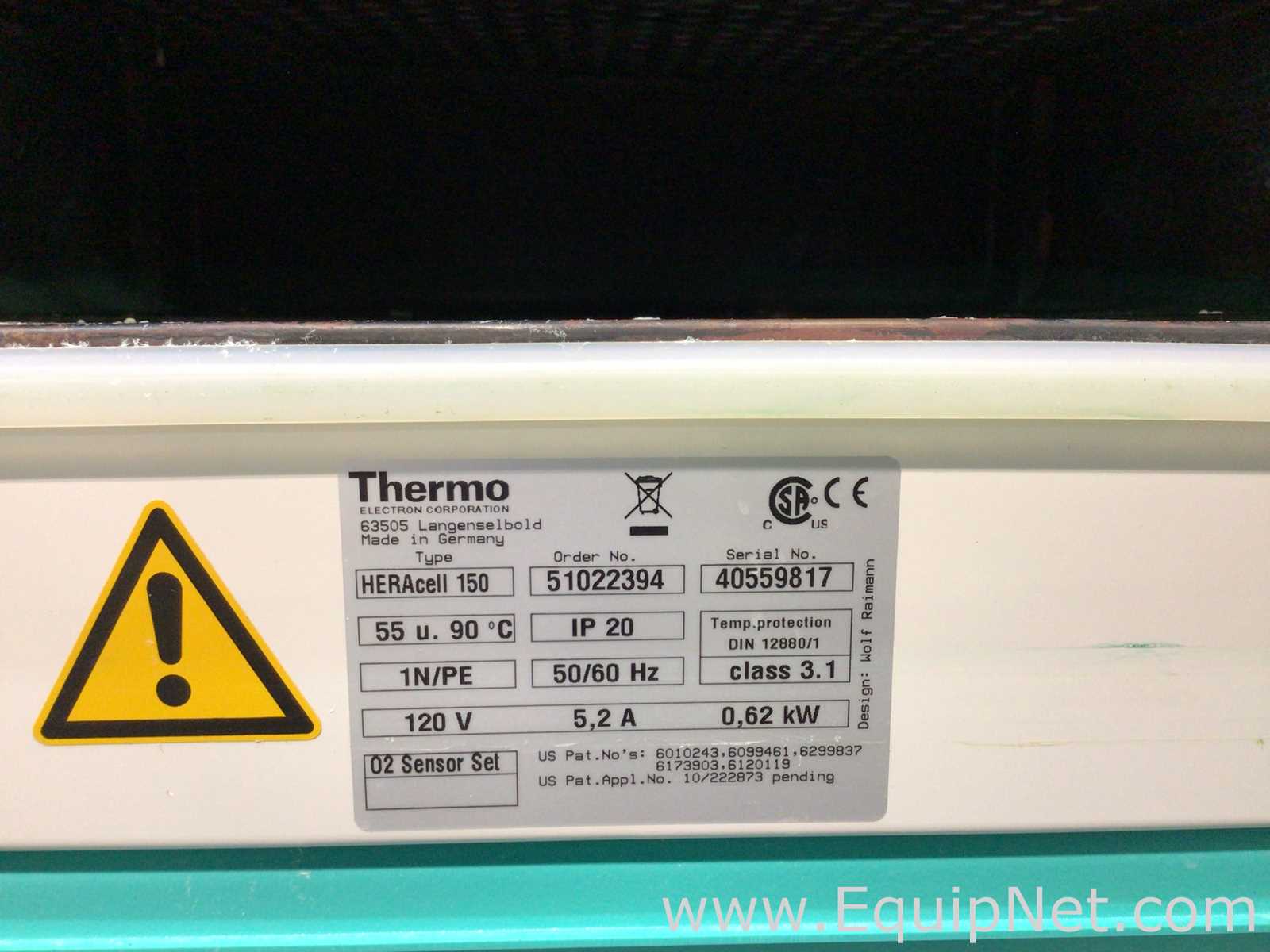 Thermo Electron HERAcell 150 Double Stack CO2 Incubators