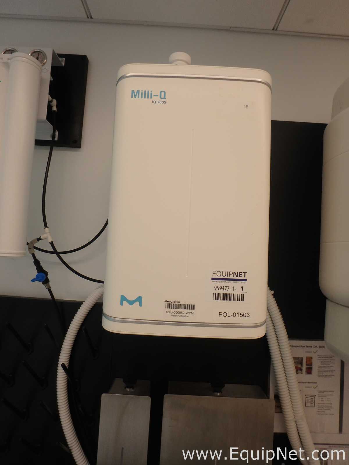 Milli-Q IQ 7005 Purification Unit and Storage Tank