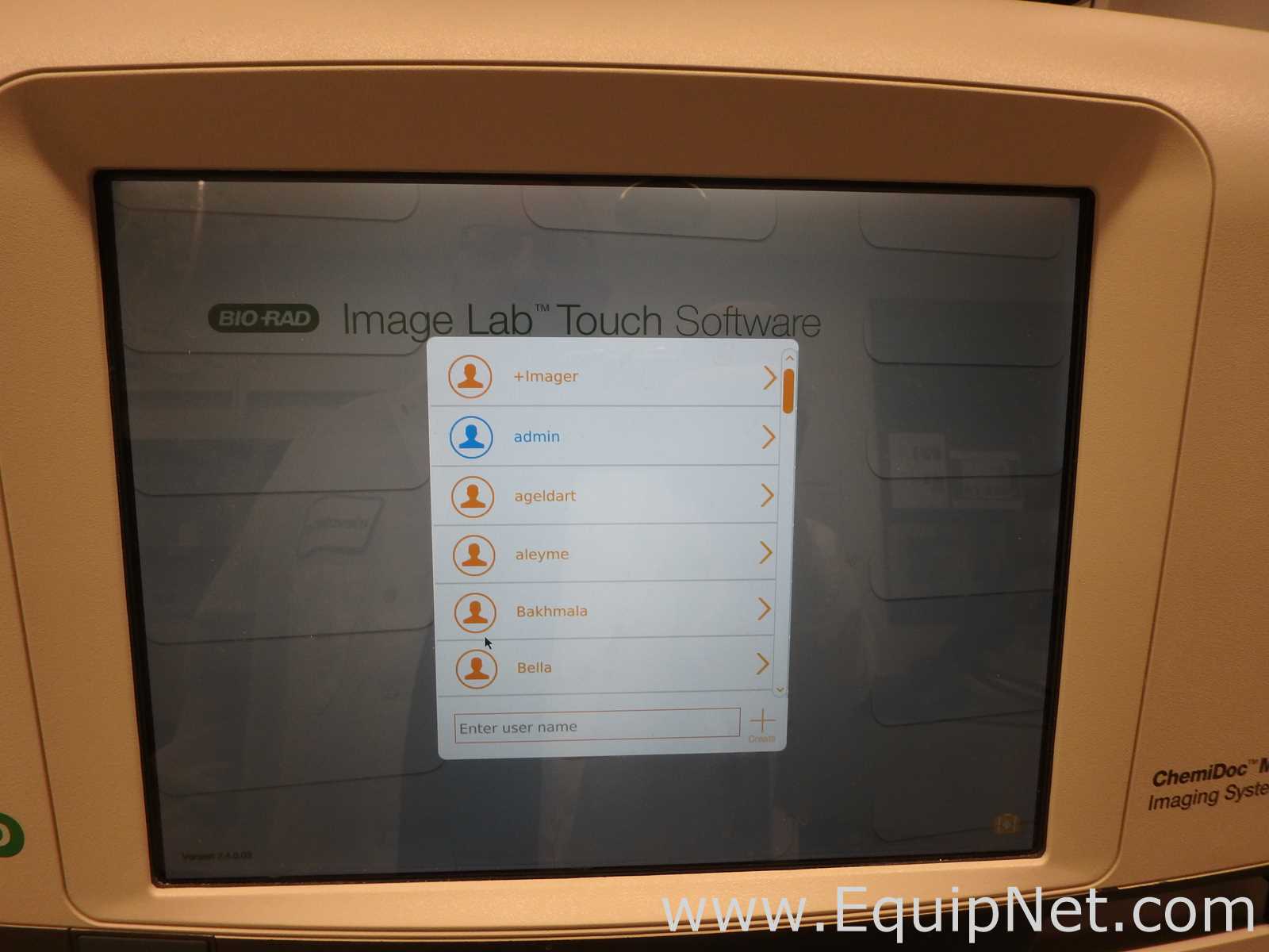 Gerador de Imagens Bio-Rad ChemiDoc MP Imaging System