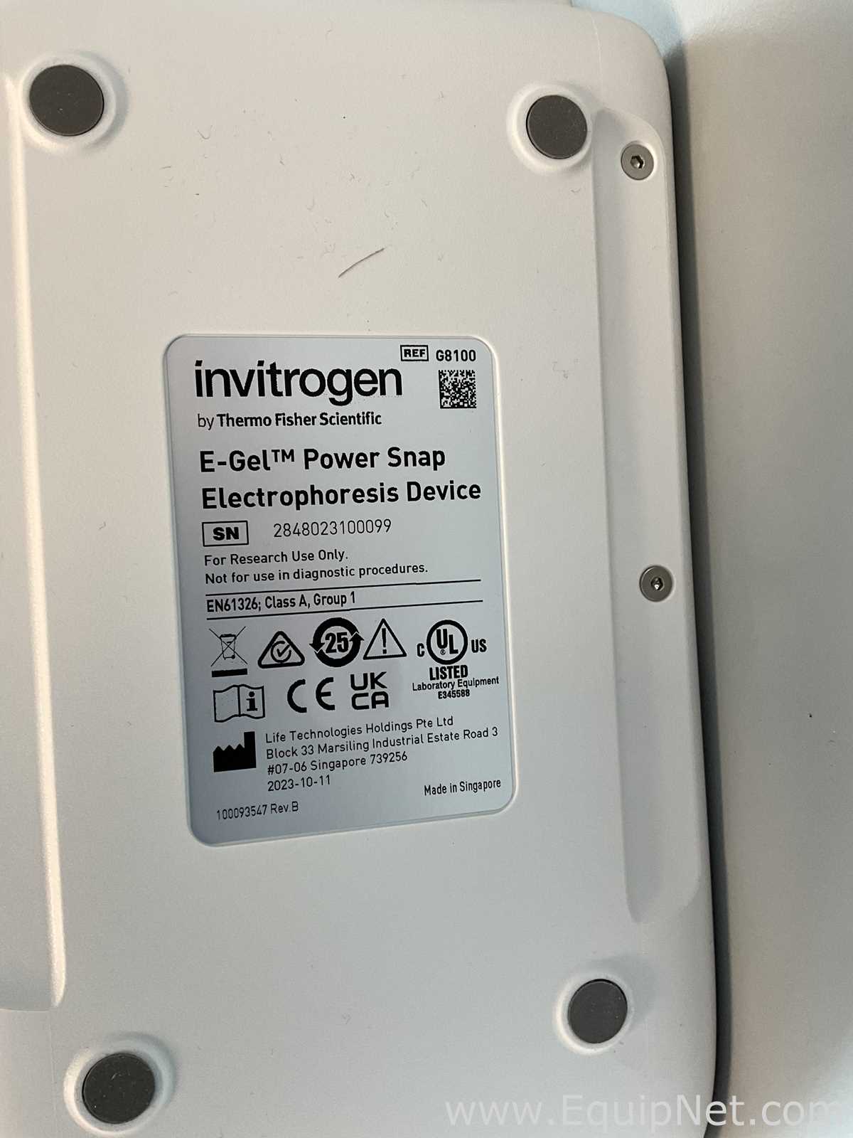 Invitrogen E-GEL Power Snap Electrophoresis Device
