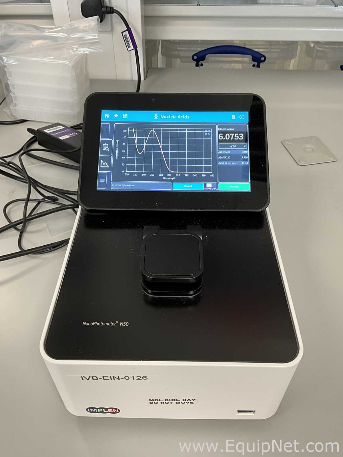 Implen  NanoPhotometer N60 Touch Spectrophotometer