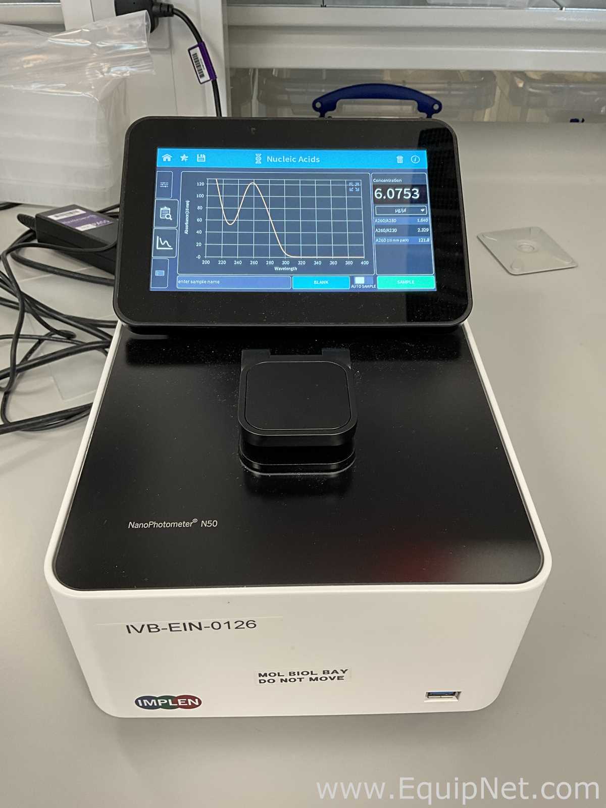 Implen  NanoPhotometer N60 Touch Spectrophotometer
