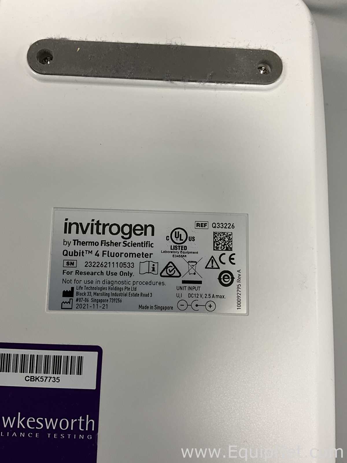 Fluorímetro Invitrogen Qubit 4
