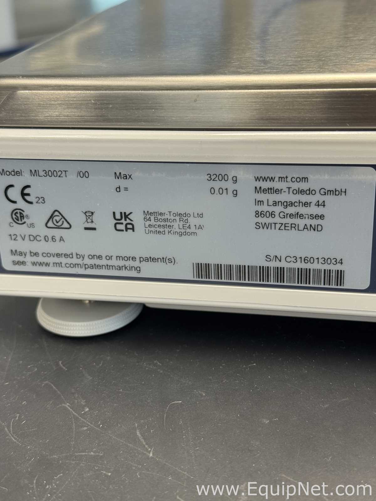 Báscula Mettler Toledo ML3002T/00
