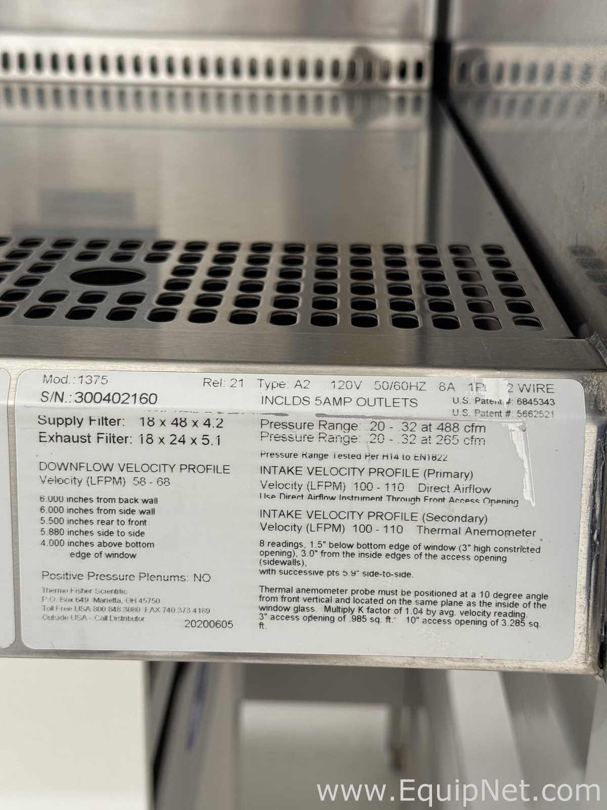 Cabina de Seguridad Biológica Thermo Scientific 1375