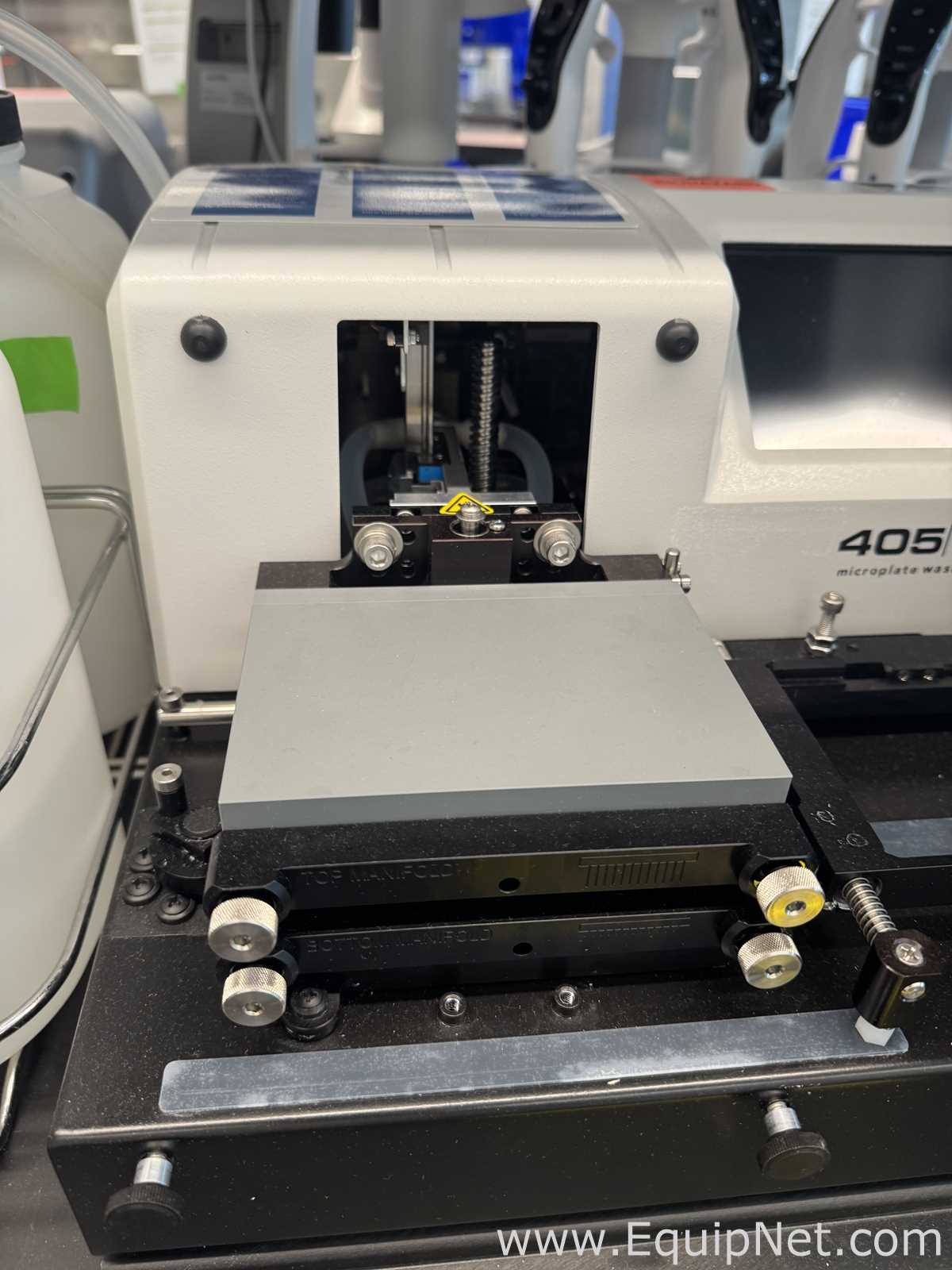 BioTek Instruments 405TSUVS Microplate Washer With Vacuum Pump And BioStack 4 Microplate Stacker