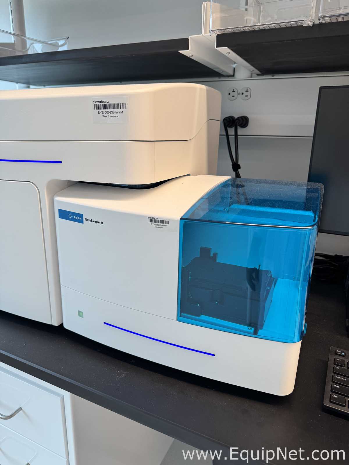 Agilent Technologies NovoCyte Quanteon Flow Cytometer - NovoSampler Q And NovoCyte FluidicsStationII