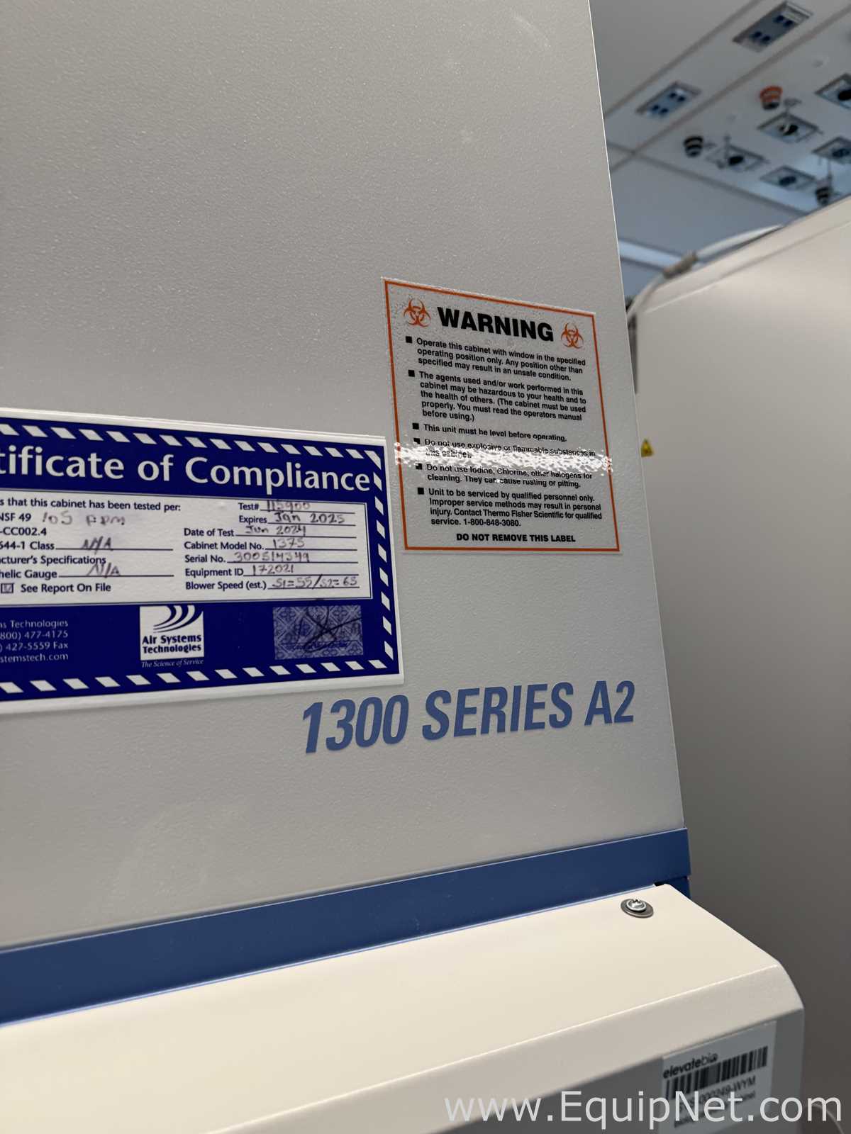 Cabine de Segurança Biológica Thermo Scientific 1375
