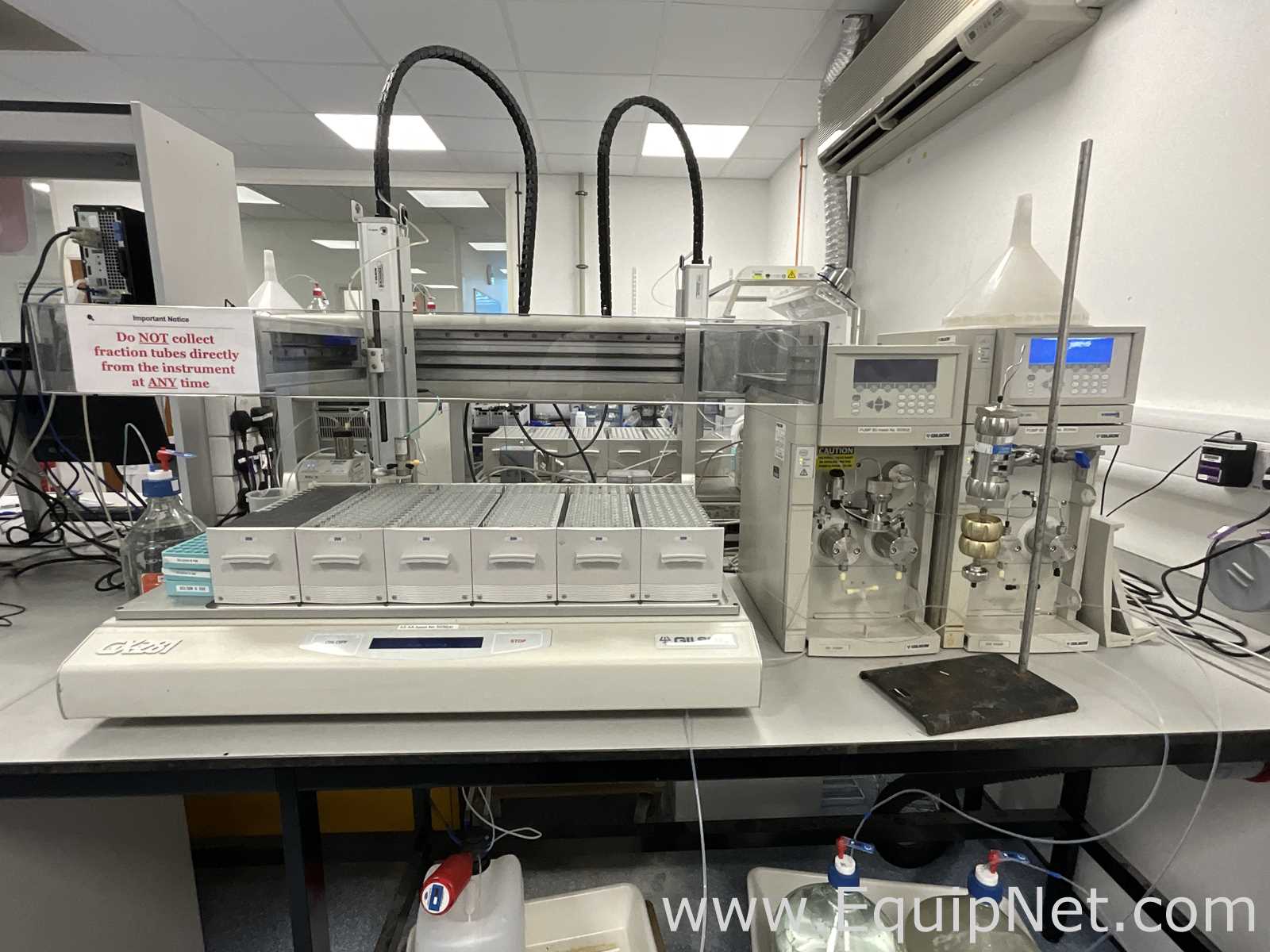 Gilson UV/VIS-155 HPLC System with GX-281 Liquid Handler