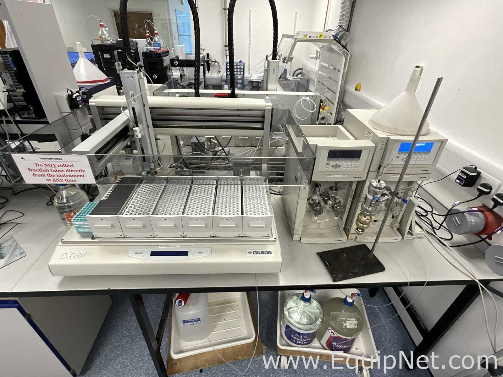Gilson UV/VIS-155 HPLC System with GX-281 Liquid Handler
