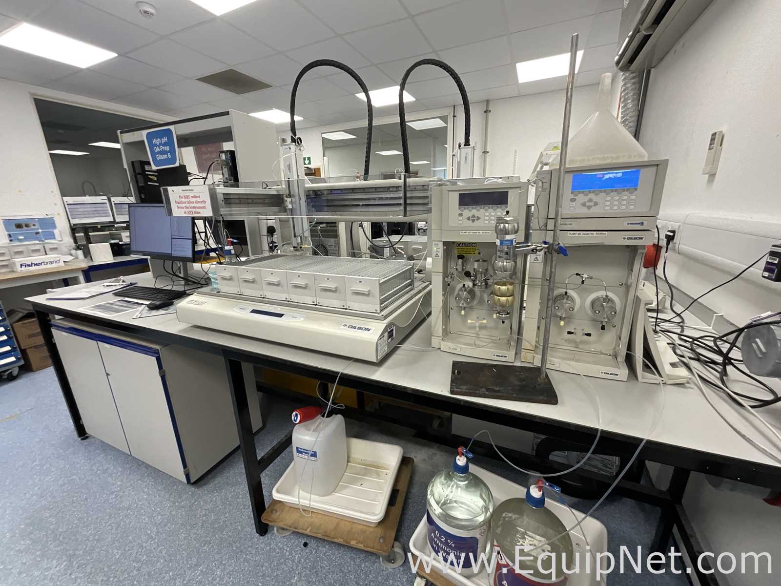 Gilson UV/VIS-155 HPLC System with GX-281 Liquid Handler