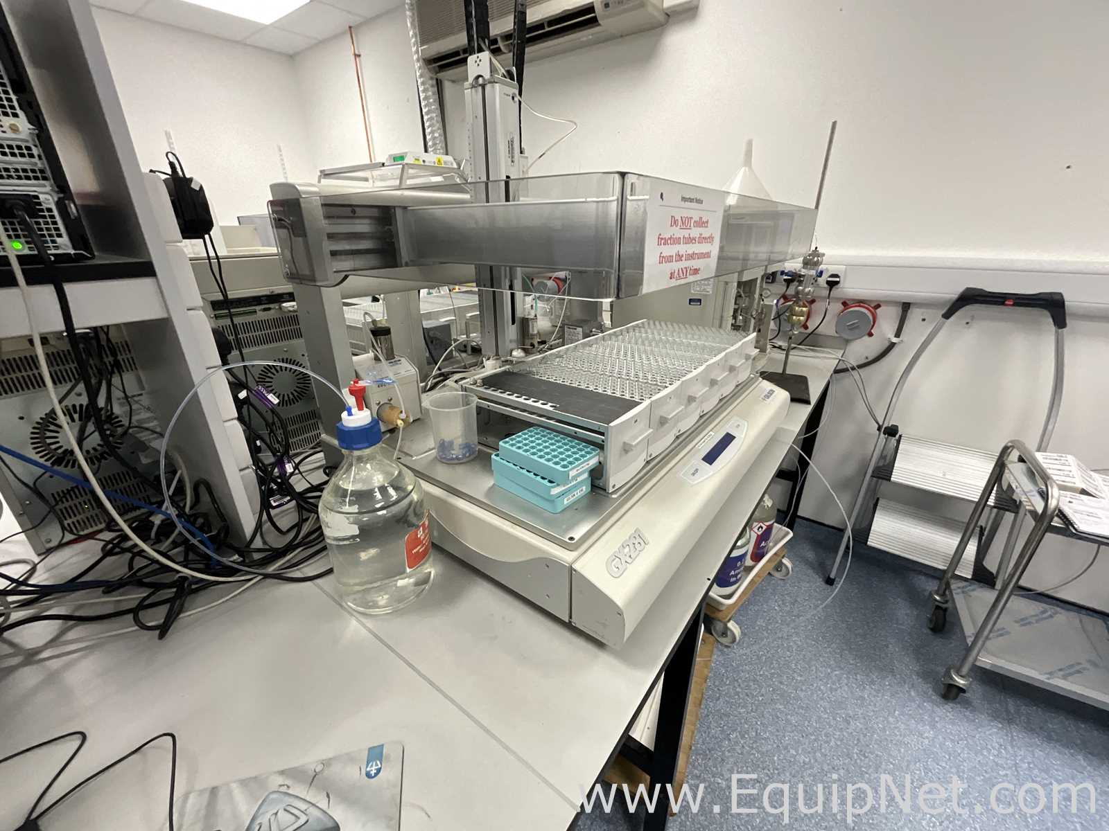 Gilson UV/VIS-155 HPLC System with GX-281 Liquid Handler