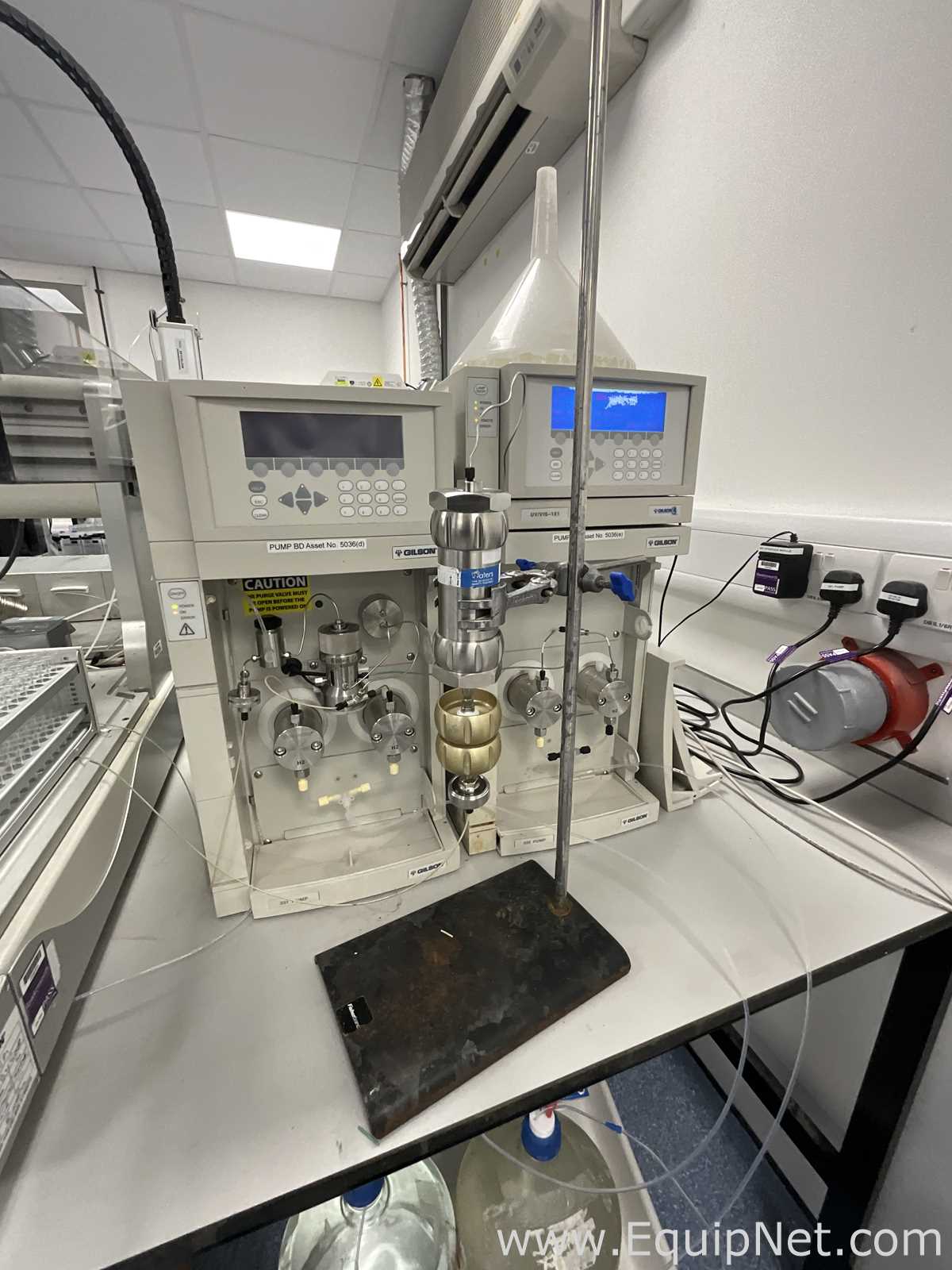 Gilson UV/VIS-155 HPLC System with GX-281 Liquid Handler
