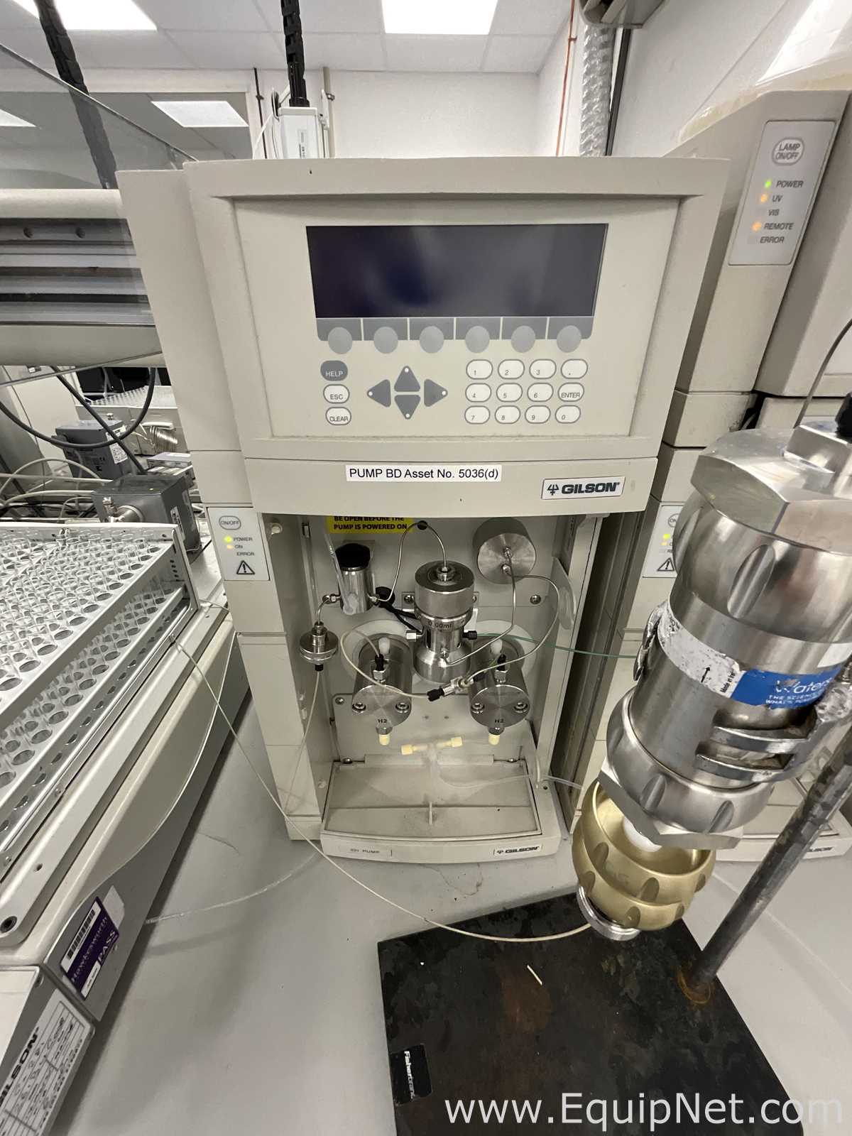 Gilson UV/VIS-155 HPLC System with GX-281 Liquid Handler