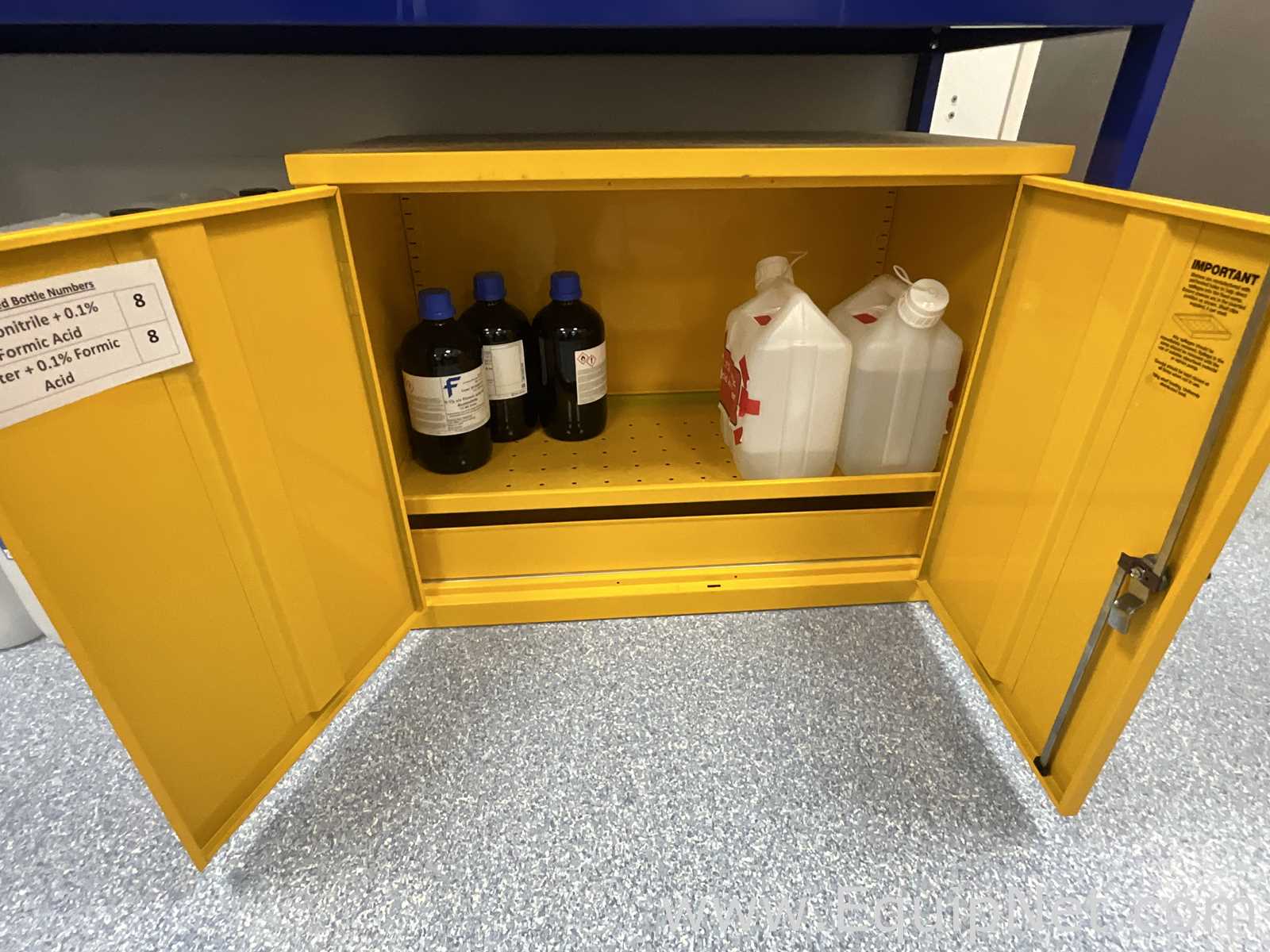 Gabinete de Almacenamiento de Inflamables  Requisitos de aire  KGS