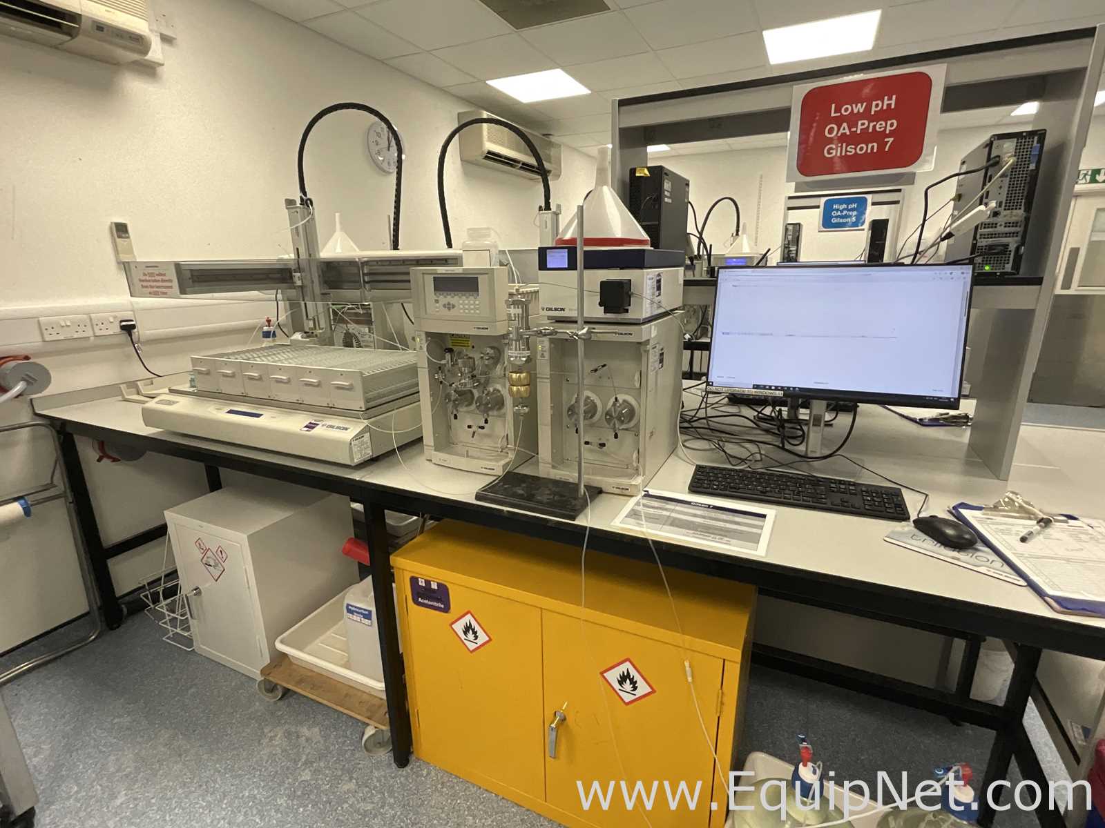 Gilson UV/VIS-159 HPLC System with GX-281 Liquid Handler