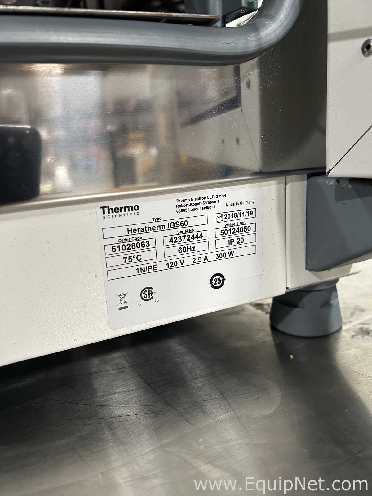 Thermo Scientific Heratherm IGS60 Gravity Convection Incubator