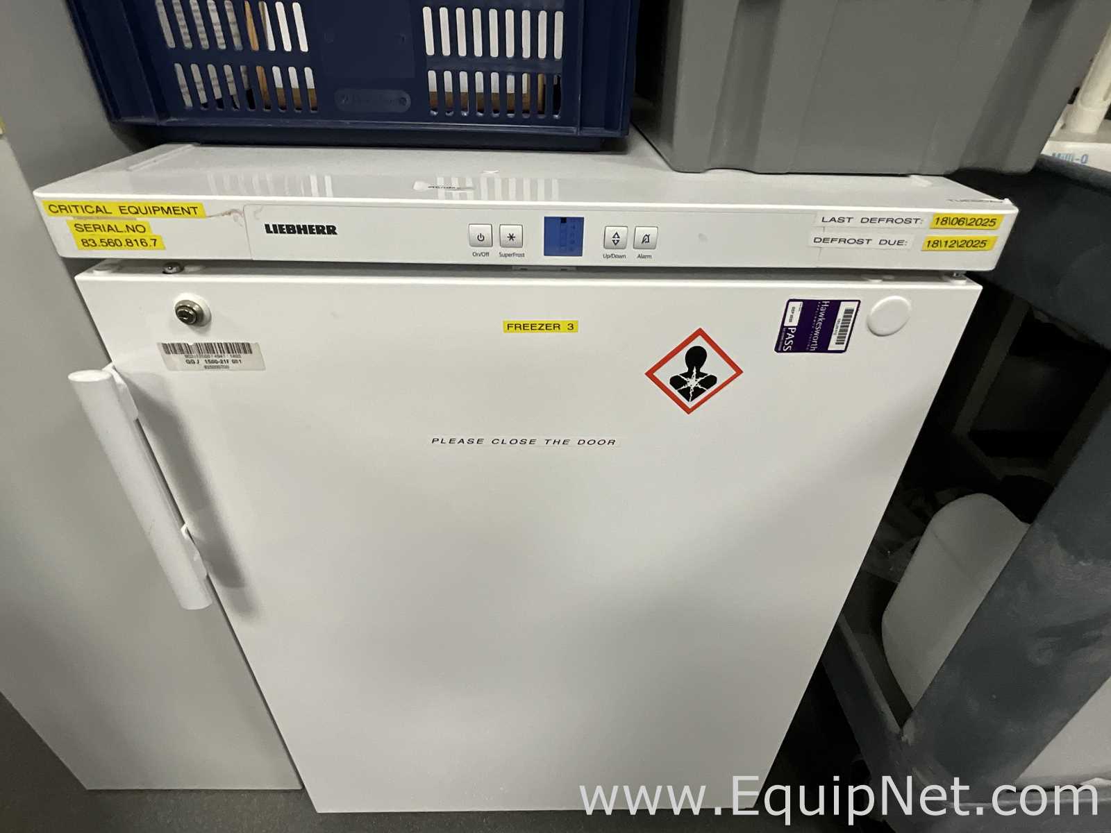 Liebherr GGU 1400 Index 21G/001 133 Litre Under Counter Laboratory Freezer