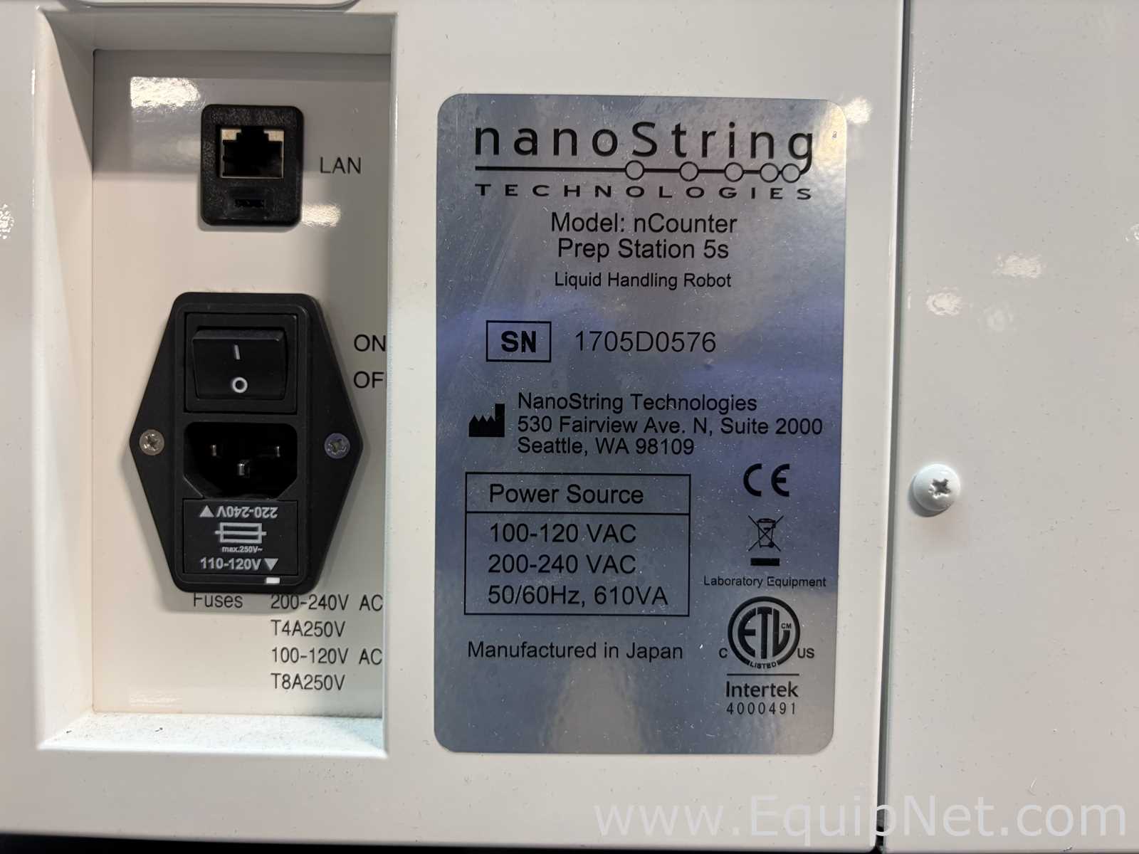 Manipulador de Líquidos Nanostring Technologies nCounter Prep Station 5s