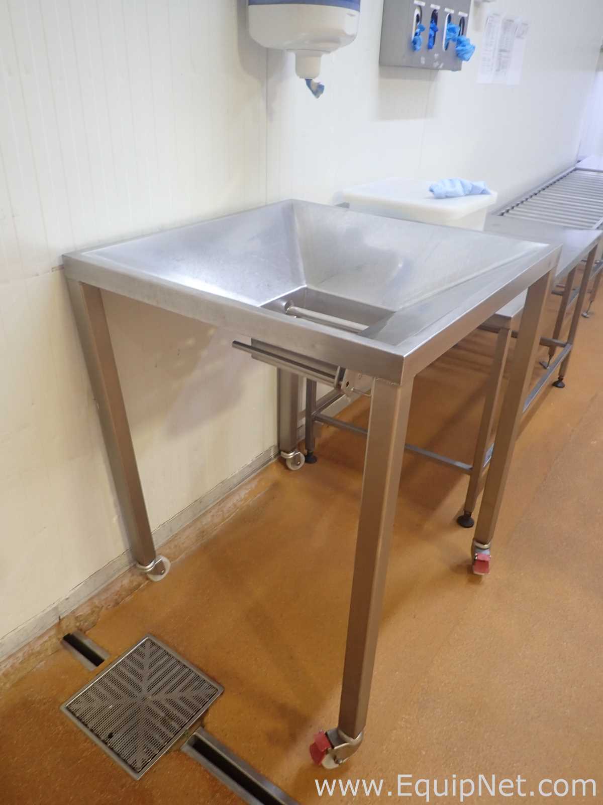 Mesa/Bancada aço inox  