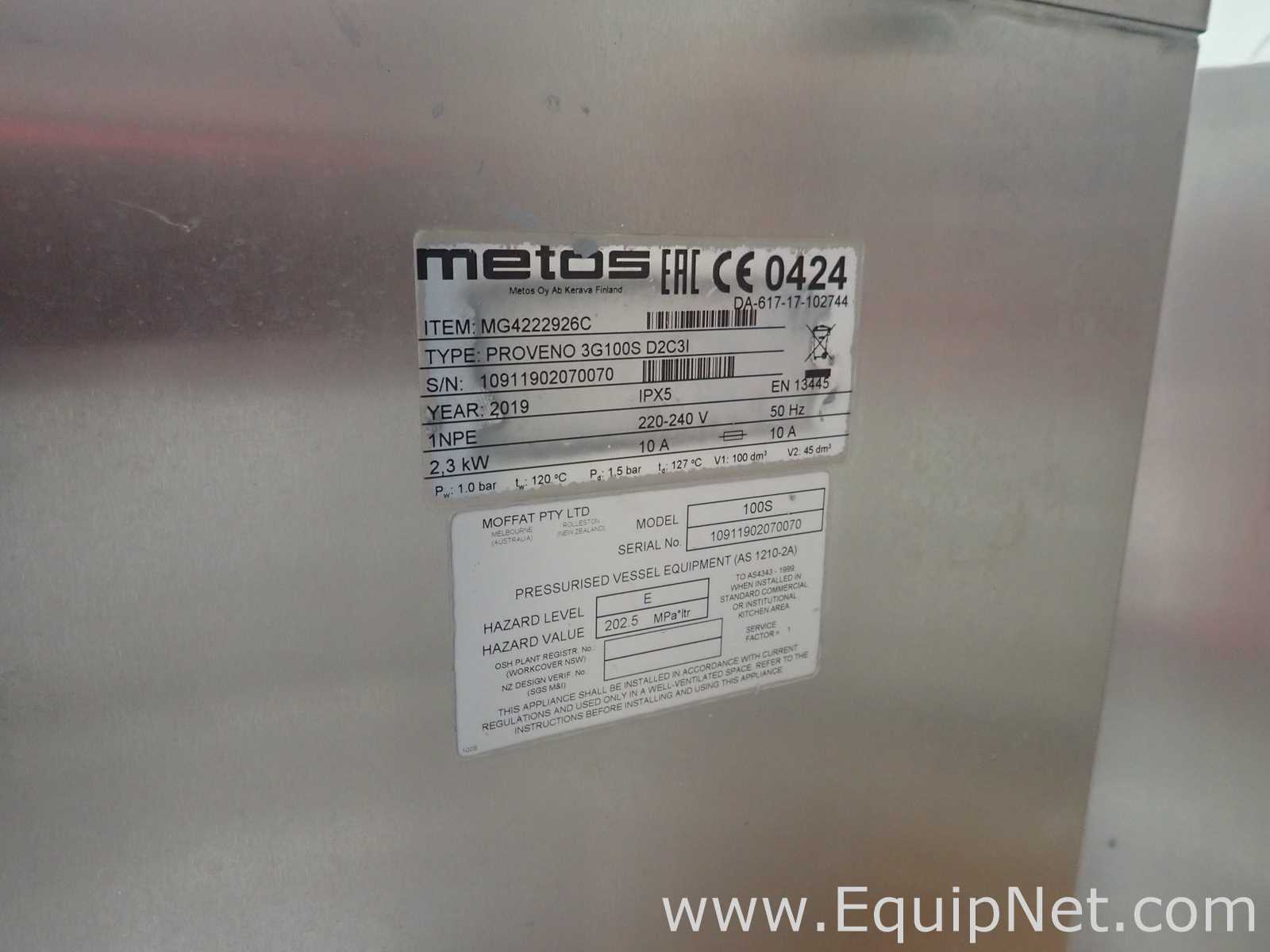 Reator de Aço Inoxidável Metos Corporation 100S