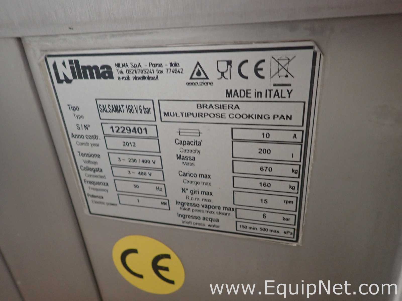 Equipamento para Alimentos Nilma SpA Salsamat 160 V 6 bar