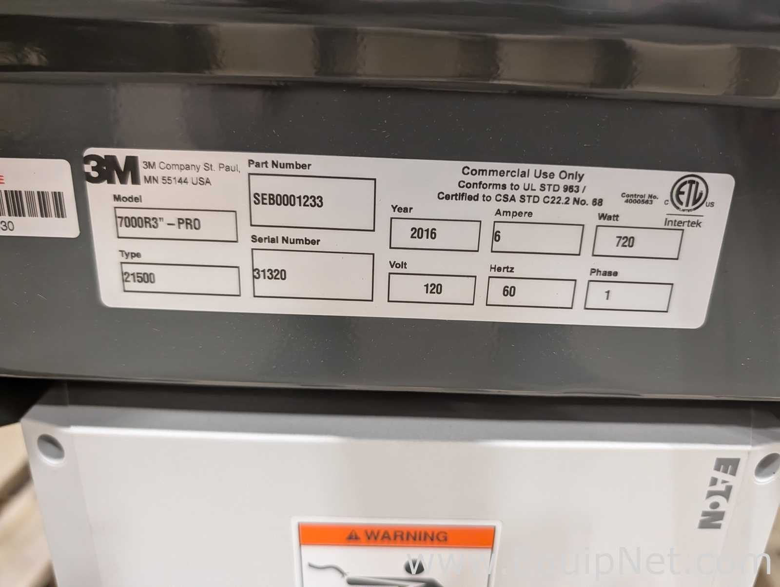 Conveyor 16 3M-Matic R7000r3 Pro Random Case Sealer