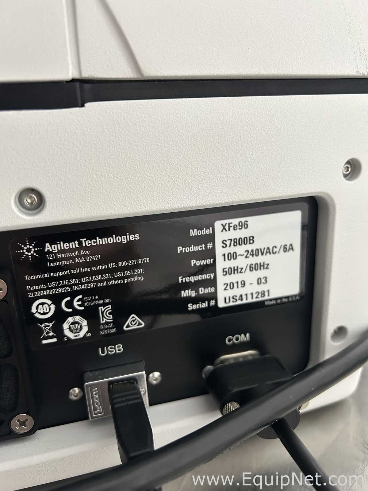 Agilent Seahorse XFe96 Extracellular Flux Analyzer
