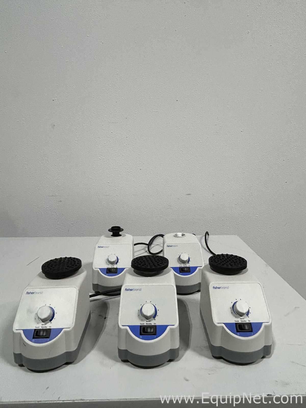 Lot of 5 Fisher Scientific Analog Vortex Mixers