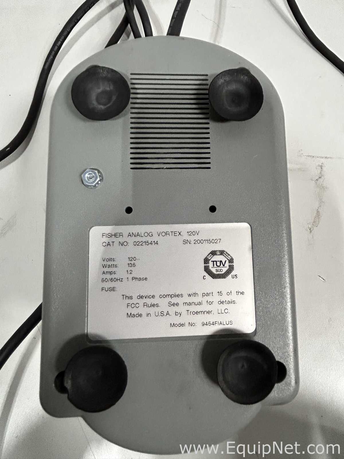 Lot of 5 Fisher Scientific Analog Vortex Mixers