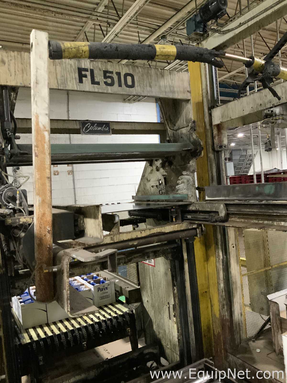 Columbia FL510-LSSS-AB-9908 Palletizer with Mima Wrapper