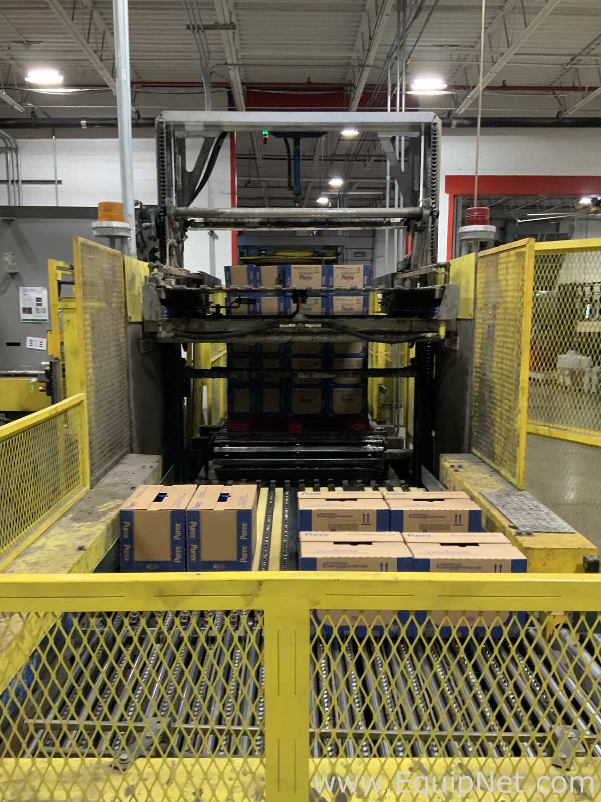 Columbia 0510H LSSS AB 9212 Palletizer with Lantech Wrapper