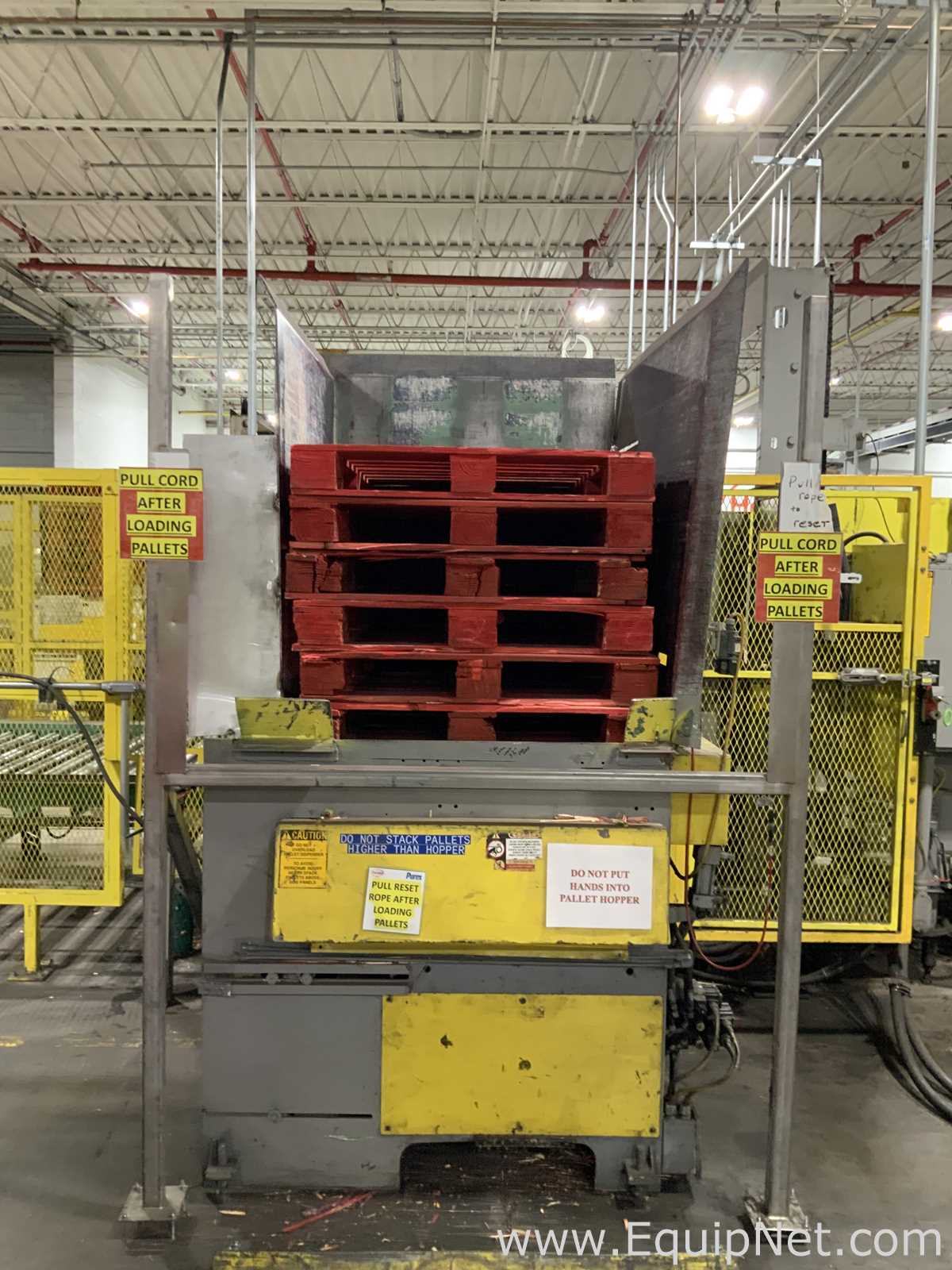 Columbia 0510H LSSS AB 9212 Palletizer with Lantech Wrapper