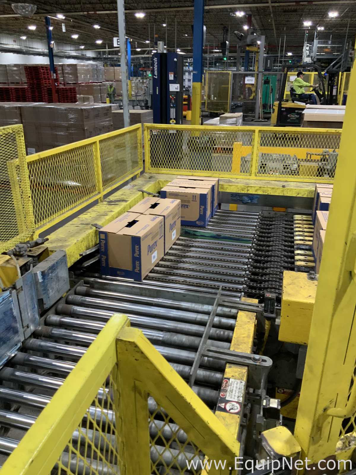 Columbia 0510H LSSS AB 9212 Palletizer with Lantech Wrapper