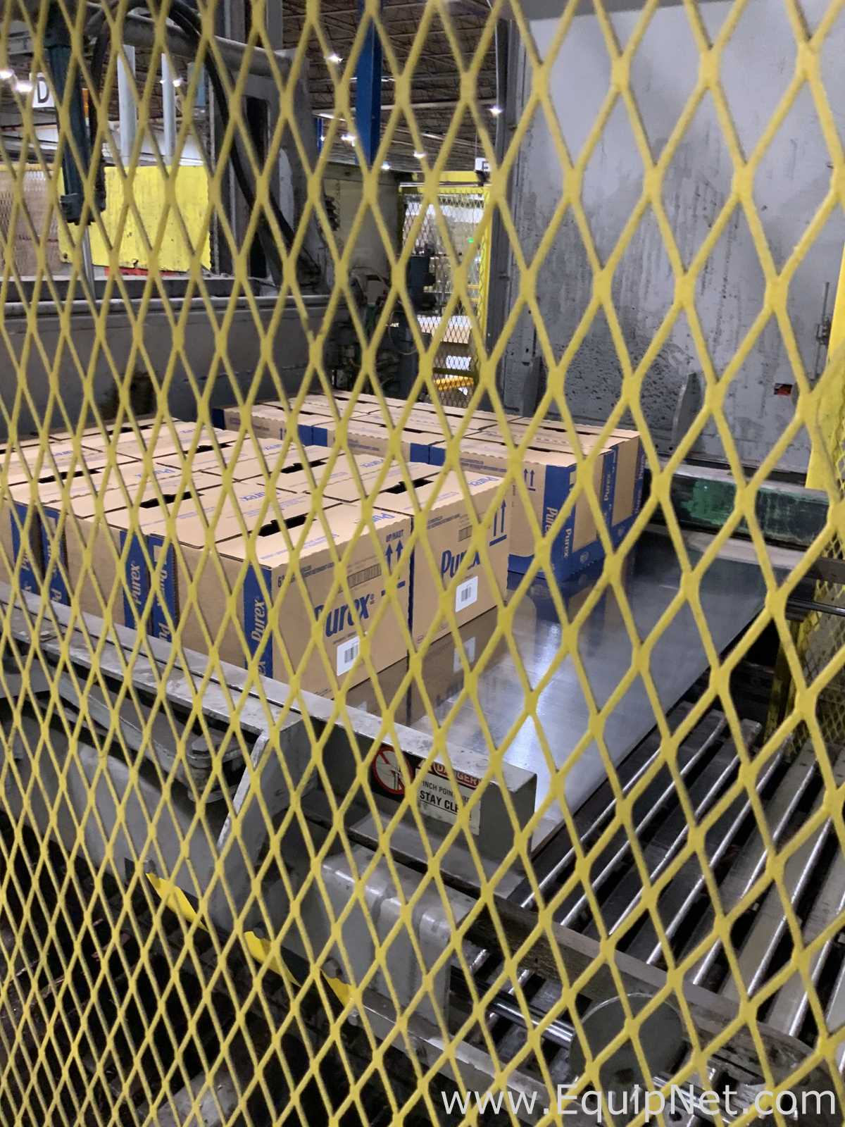 Columbia 0510H LSSS AB 9212 Palletizer with Lantech Wrapper