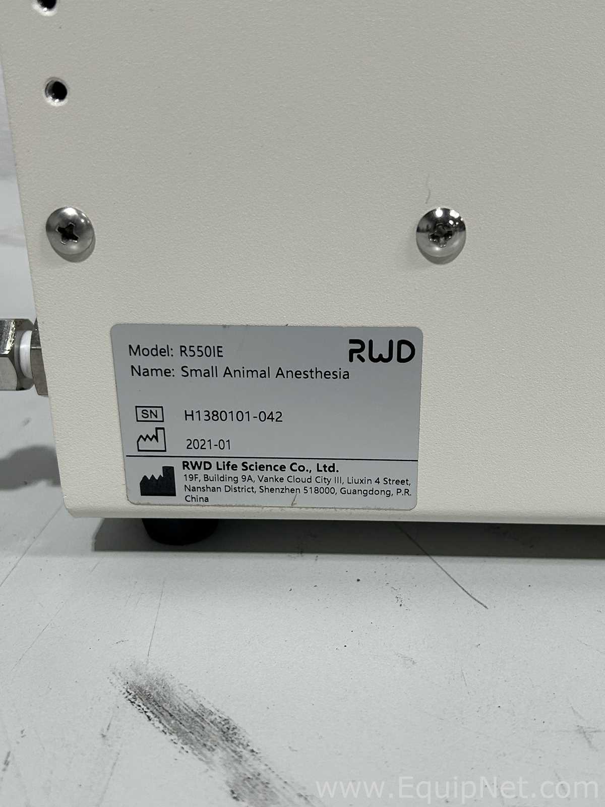 RWD R550IE Small Animal Anesthesia Machine