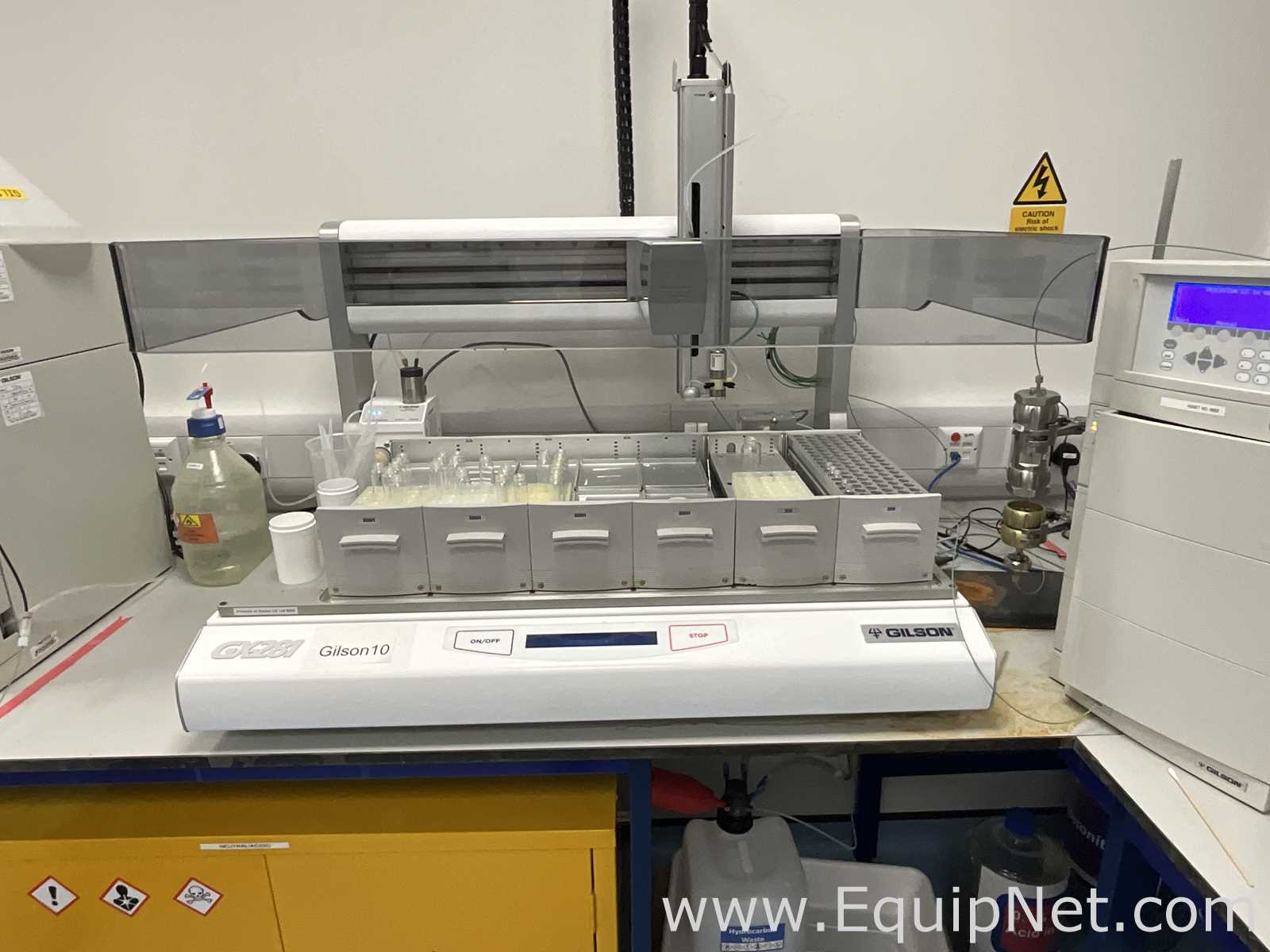Gilson UV/VIS-159 HPLC System with GX-281 Liquid Handler