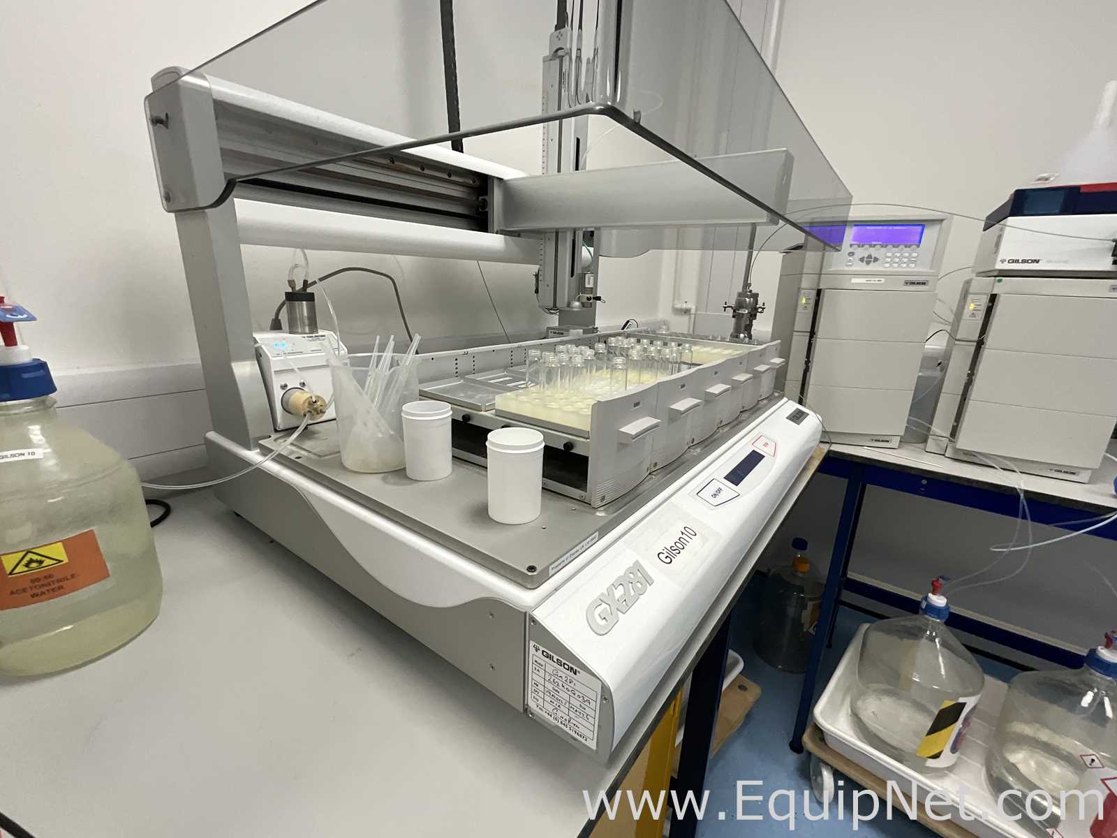 Gilson UV/VIS-159 HPLC System with GX-281 Liquid Handler