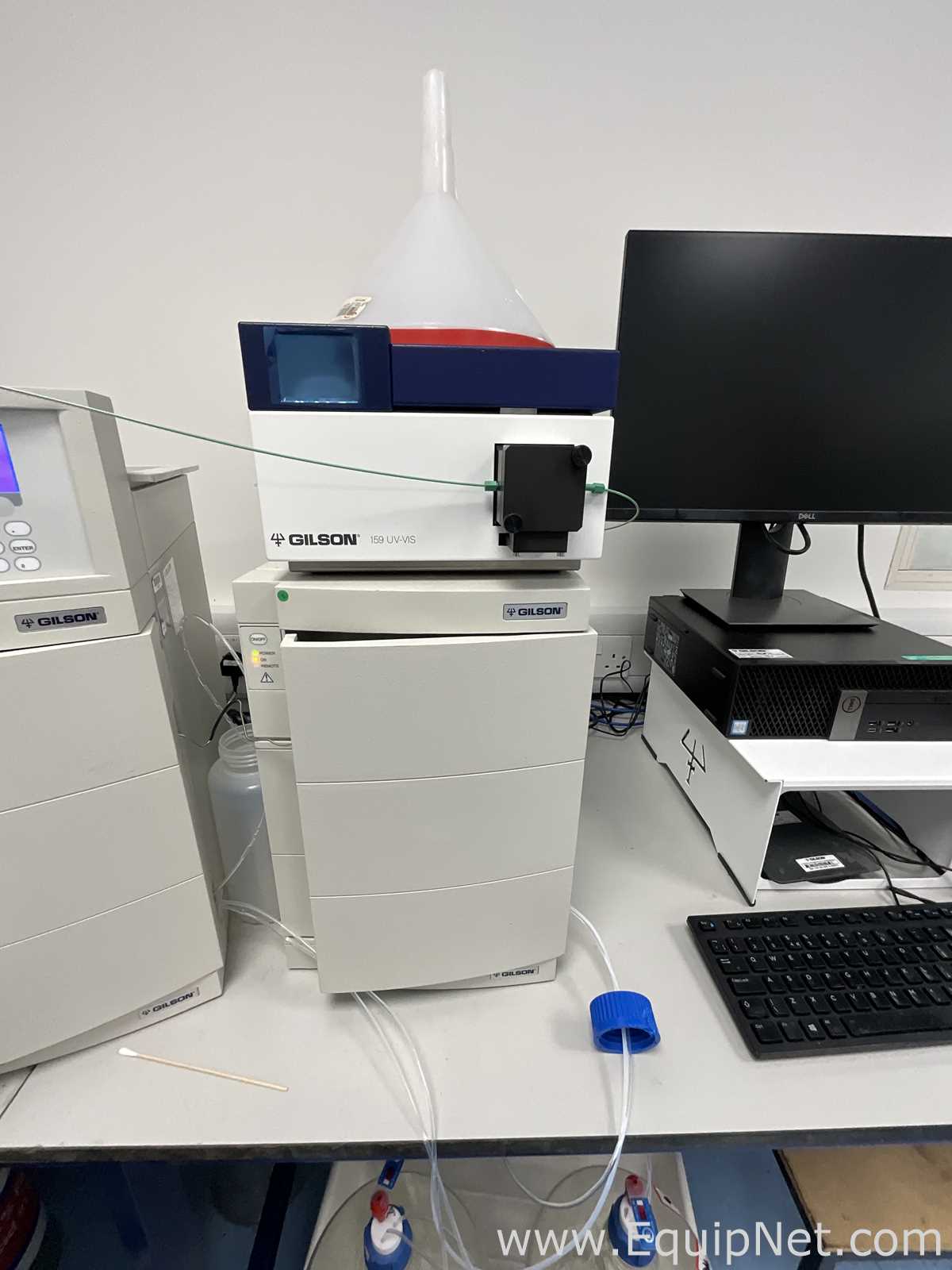 Gilson UV/VIS-159 HPLC System with GX-281 Liquid Handler