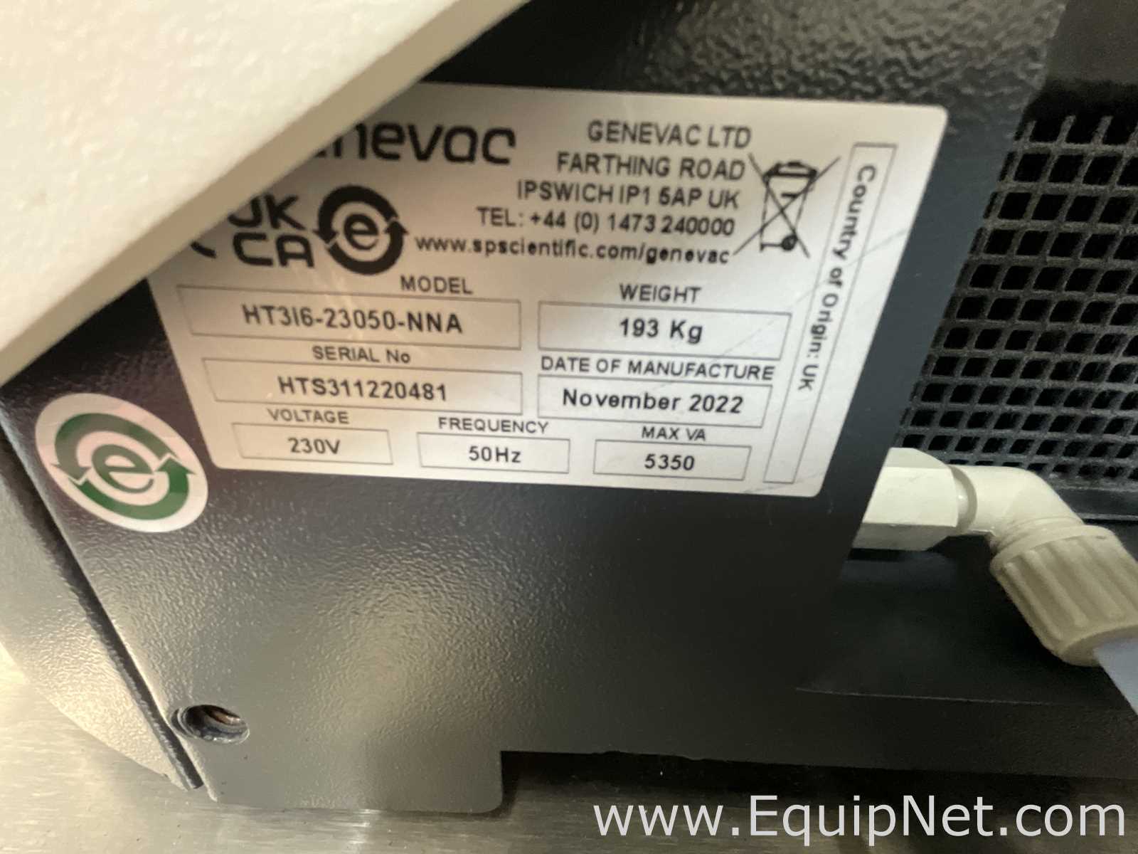 GeneVac HT316-23050-NNA Centrifugal Evaporator with Edwards XDS Vacuum Pump