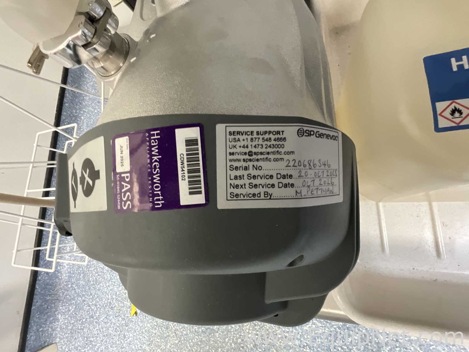 GeneVac HT316-23050-NNA Centrifugal Evaporator with Edwards XDS Vacuum Pump