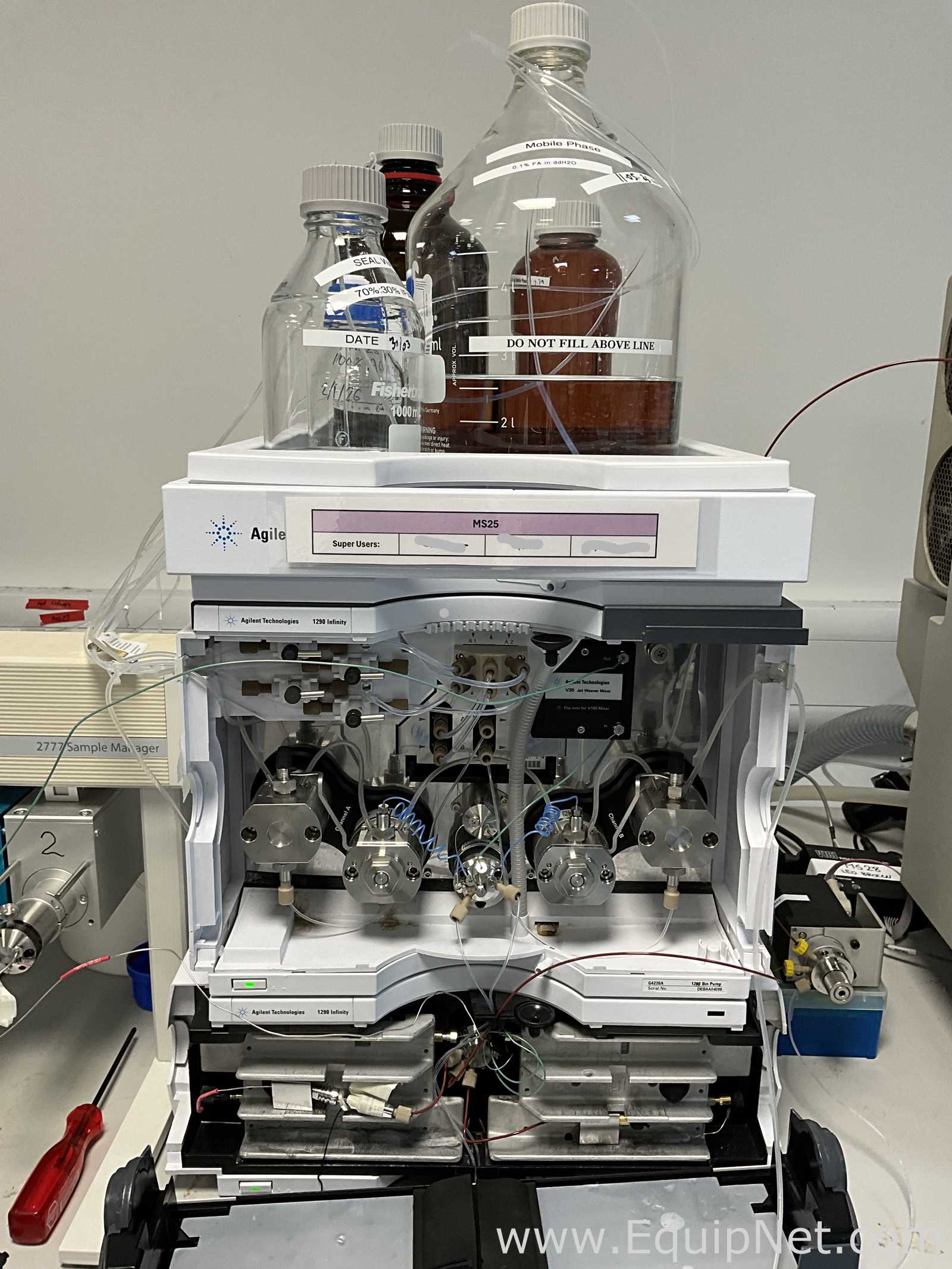 AB Sciex 4000 Q TRAP LC/MS Mass Spectrometer With Agilent Infinity 1290 HPLC System