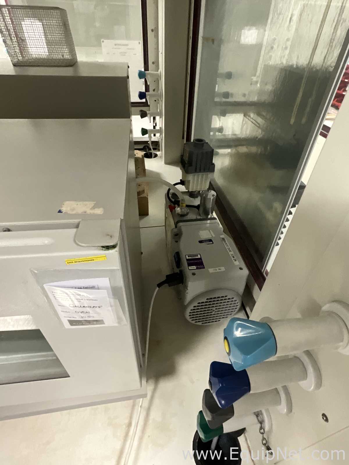 Gallenkamp OVA031.XX1.5 Laboratory Vacuum Oven with Edwards ELab2 Vacuum Pump