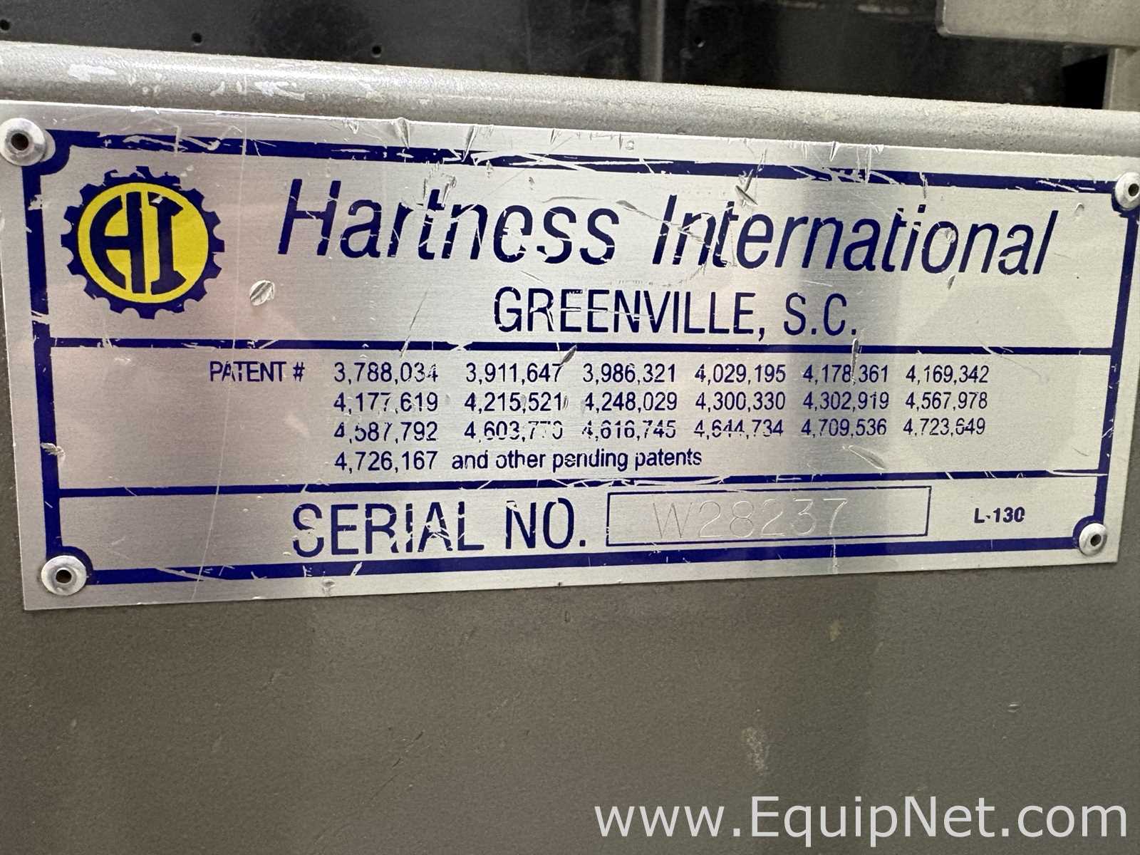 Hartness International Model 2800 Case Packer SN - W28237