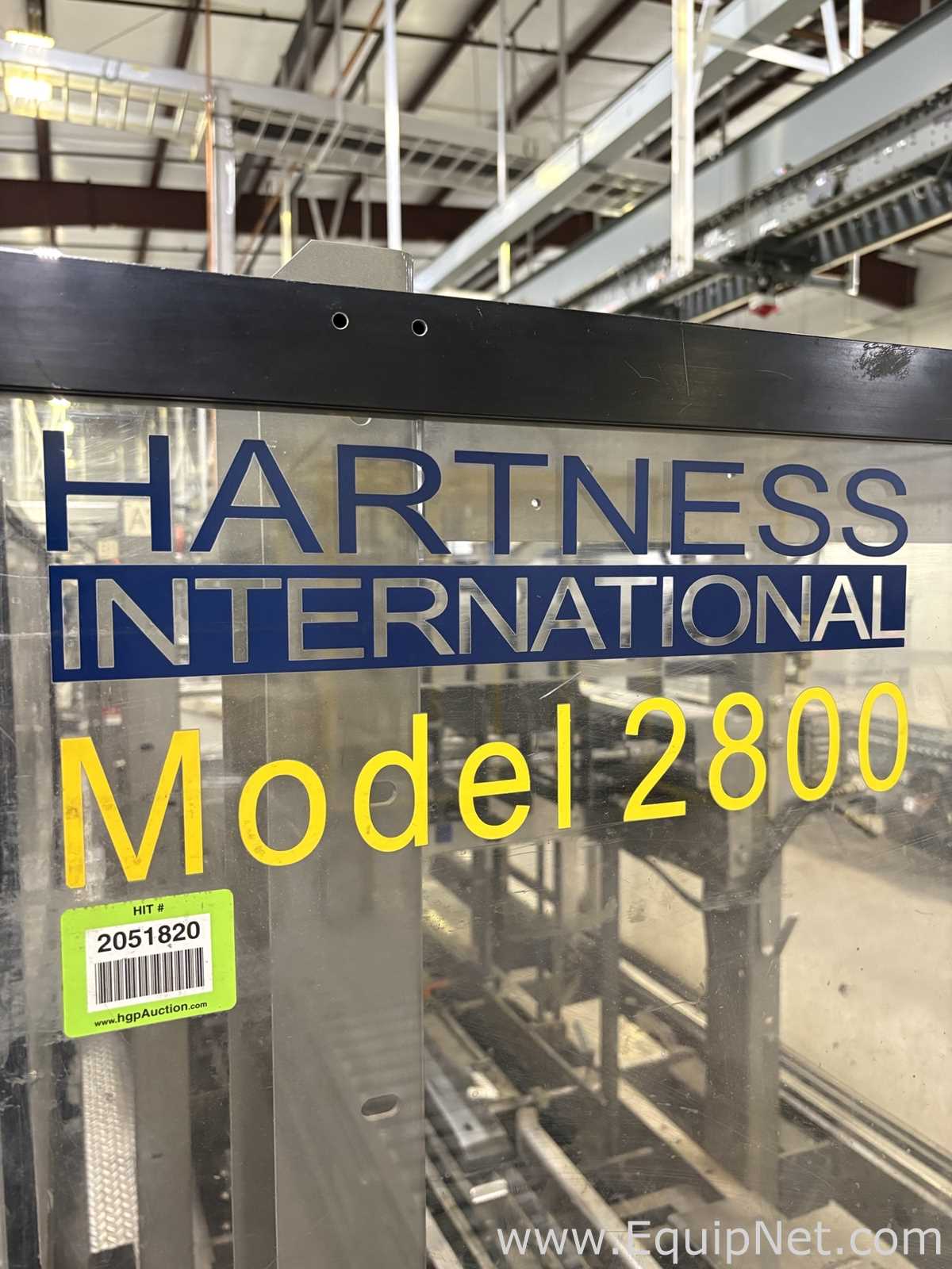 Hartness International Model 2800 Case Packer SN - W28237