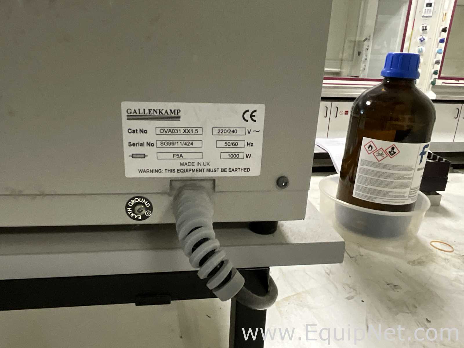 Gallenkamp OVA031.XX1.5 Laboratory Vacuum Oven