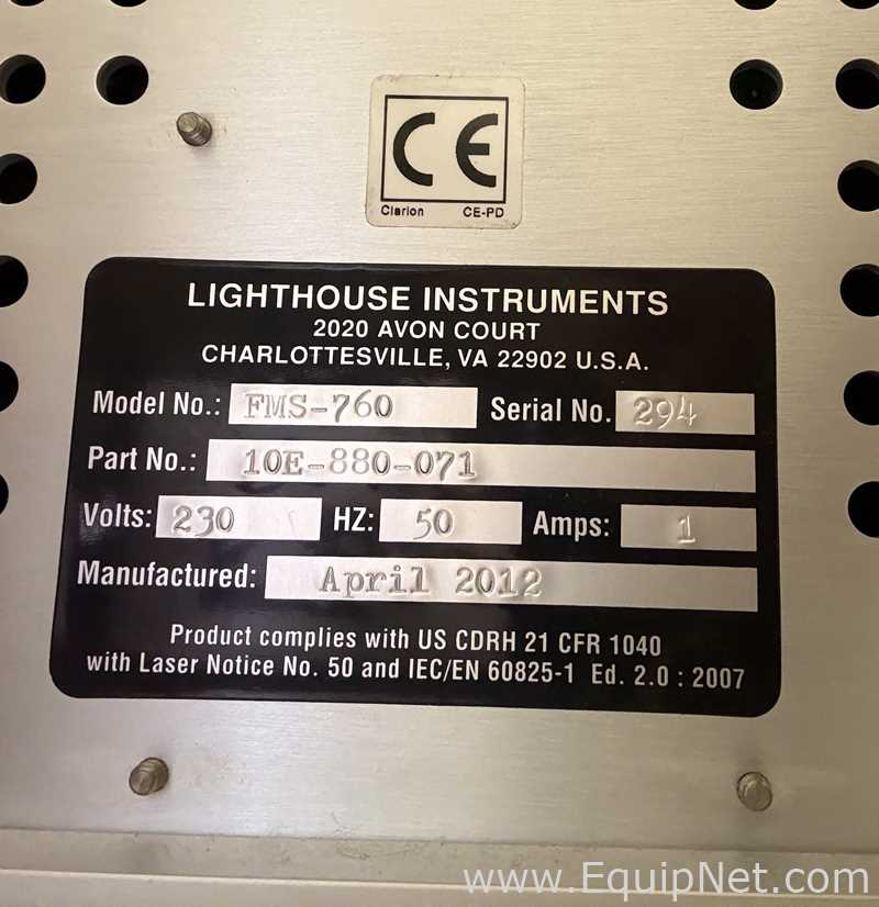 Lot of 2 Lighthouse Instruments FMS-760 Vial Headspace Samplers