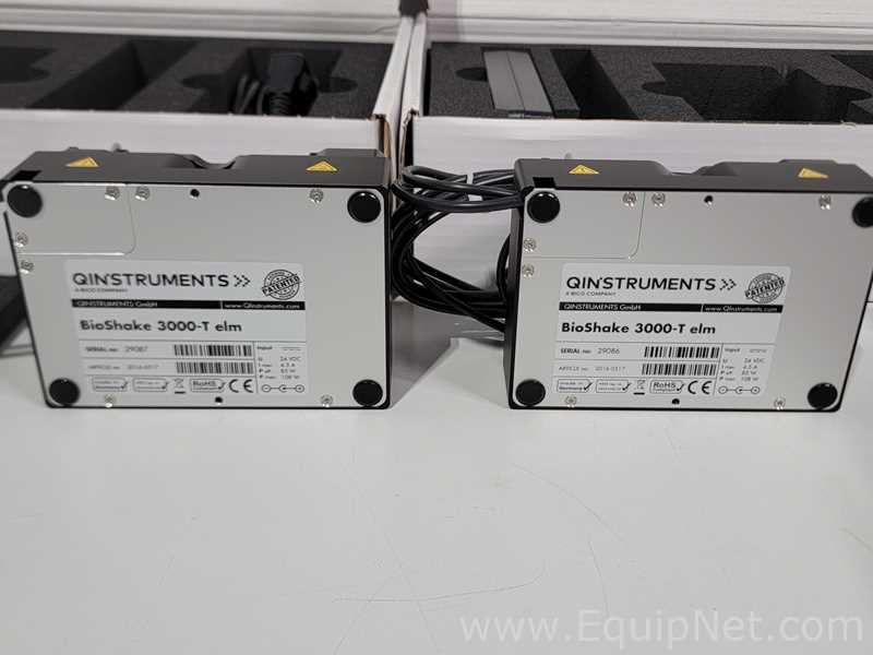 lote de  2 Agitador Qinstruments GmbH BioShake 3000-T elm