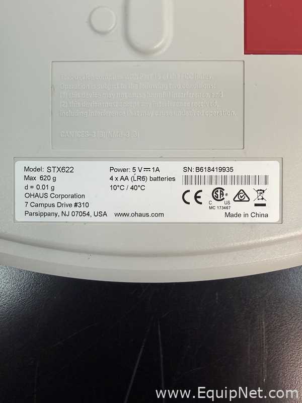 Lote de 2 Báscula Ohaus Corporation STX422
