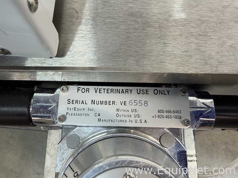 Lot of 5 VetEquip Inc Mobile Anesthesia Systems